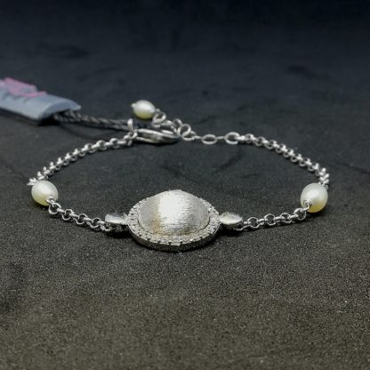 Bracciale donna argento e perle di acqua dolce Kikilia Fashion