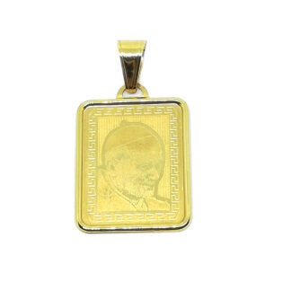 Ciondolo in Oro giallo S. Giovanni Paolo II