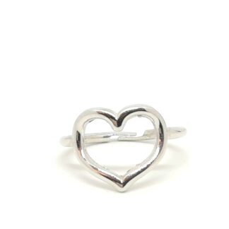 Anello donna argento    cuore  Madì Gioielli 0088914 kt.14 APERTO  gr.  14 mm.10 mm.1