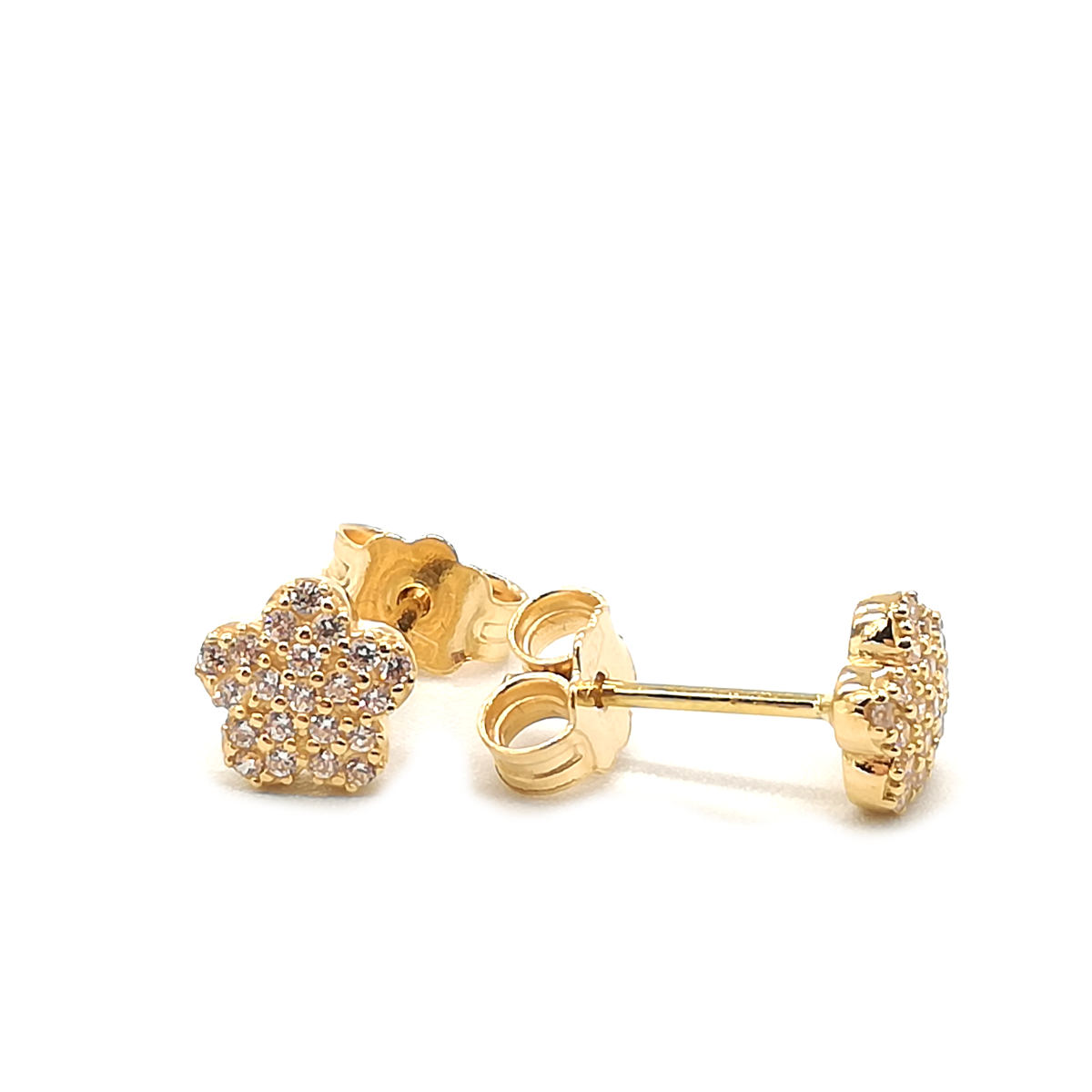 Orecchini in oro con fiore Louis Vuitton D'oro Metallo ref.408524 - Joli  Closet
