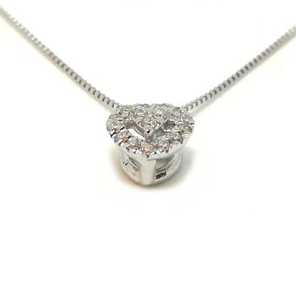 ciocup.1 (5)collana donna in oro bianco e diamanti cuore pg gioielli